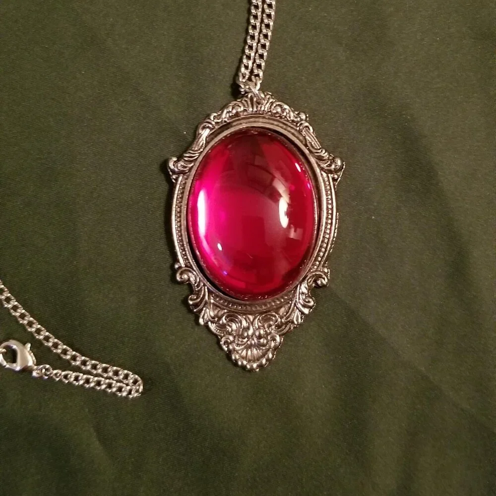 Sterling silver orbit ring and silvertone pendant, NWOT - Picture 2 of 7